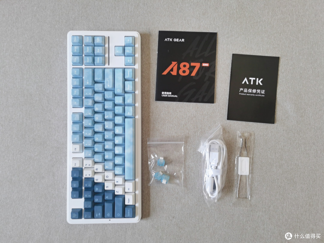 指尖上的利器,三模自由+个性轴体,ATK A87 Pro电竞三模键盘分享