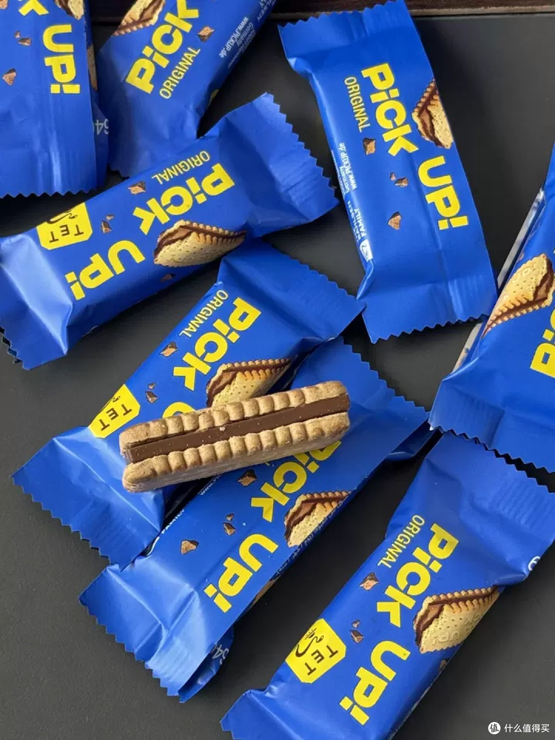 德国进口百乐顺pickup巧克力纯可可脂夹心饼干办公室休闲零食