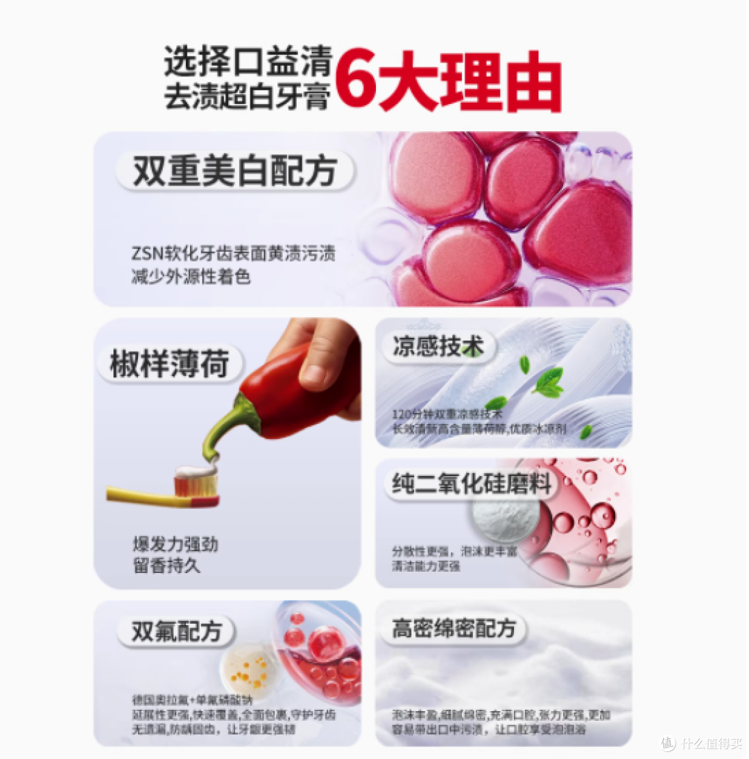 口益清旗舰店：椒样薄荷牙膏，点亮你的自信笑容