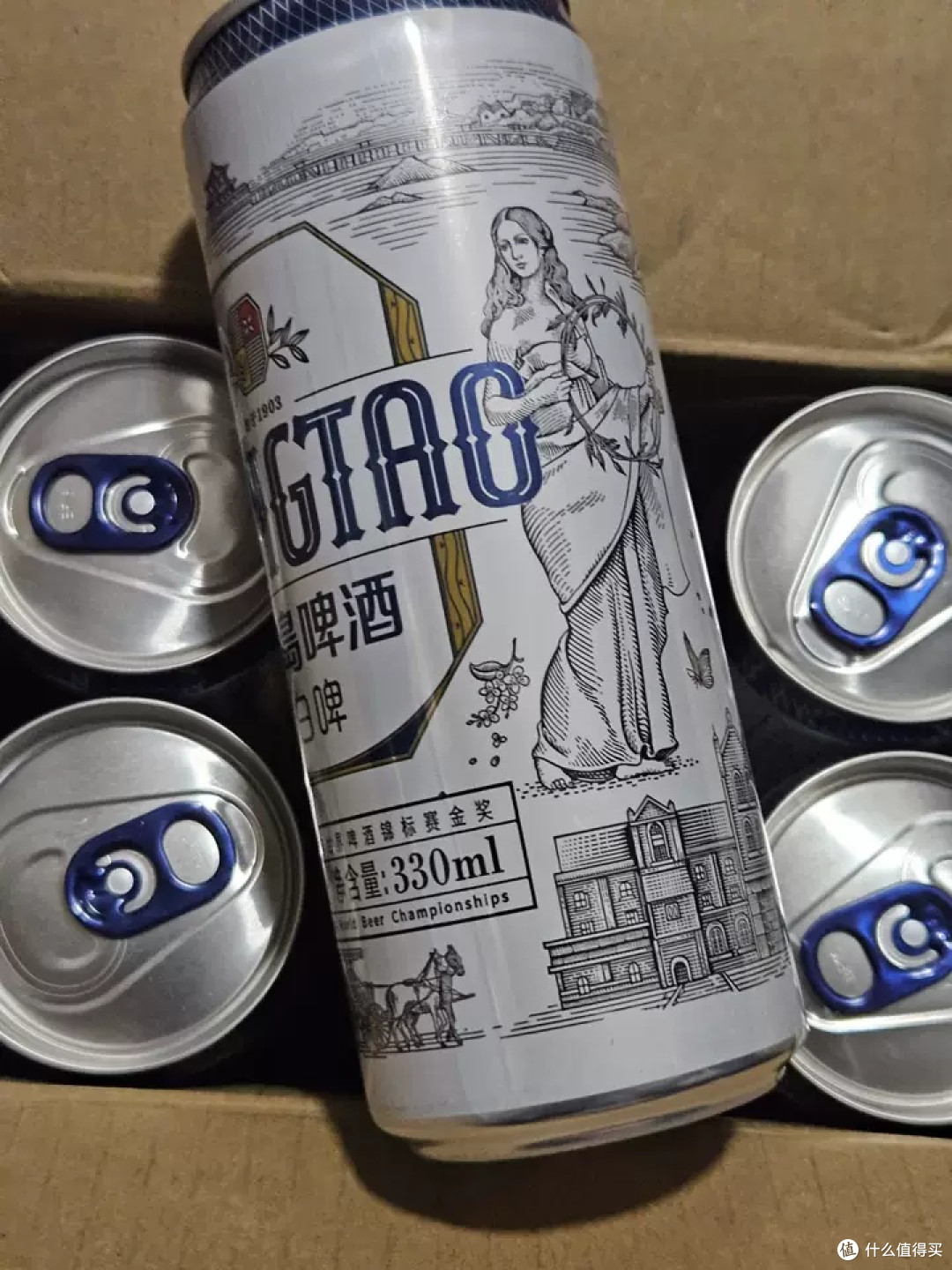 青岛啤酒全麦白啤500ml×12听体验