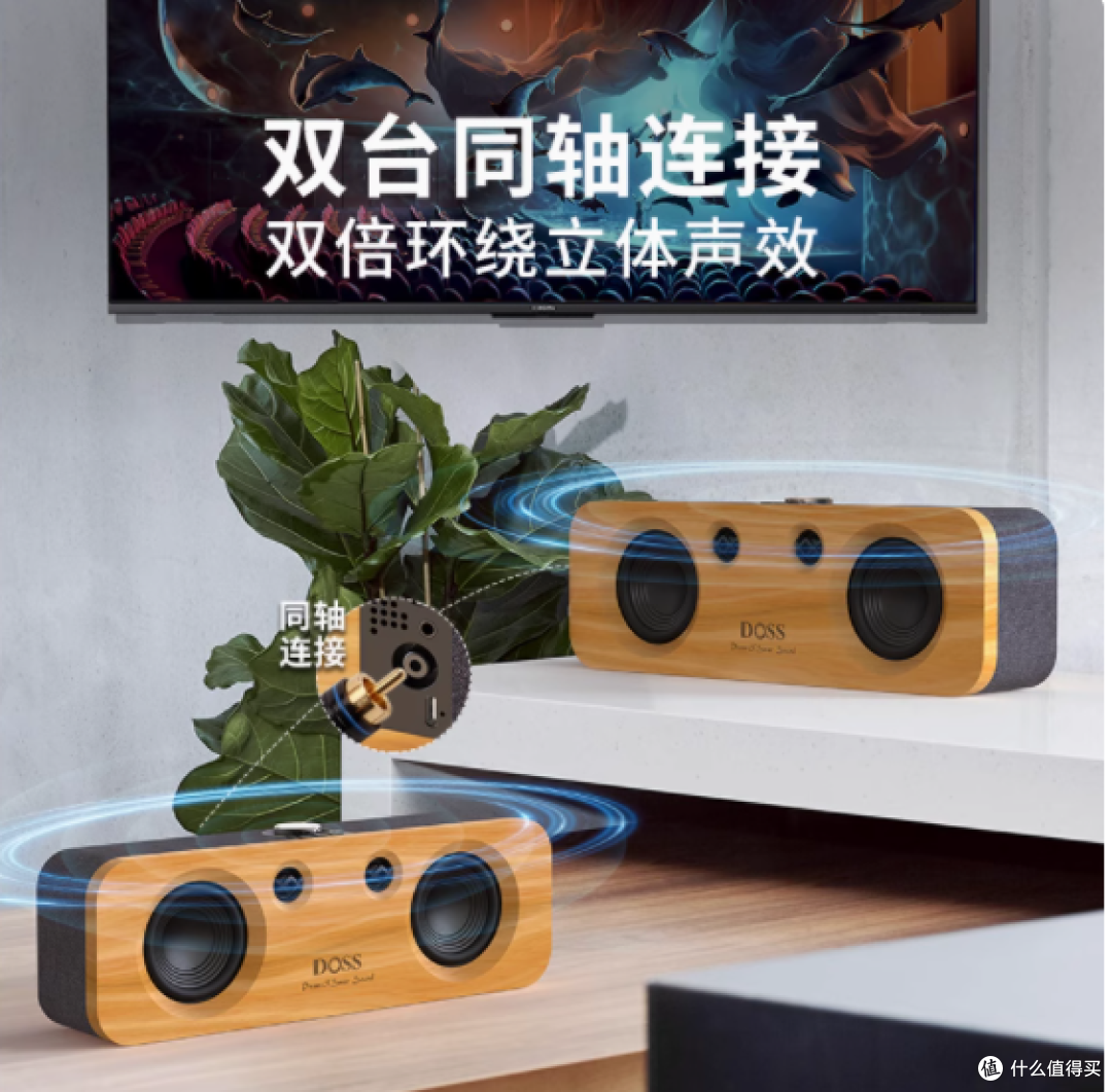 DOSS 德士旗舰店无线蓝牙音箱:户外与居家的完美音乐伴侣