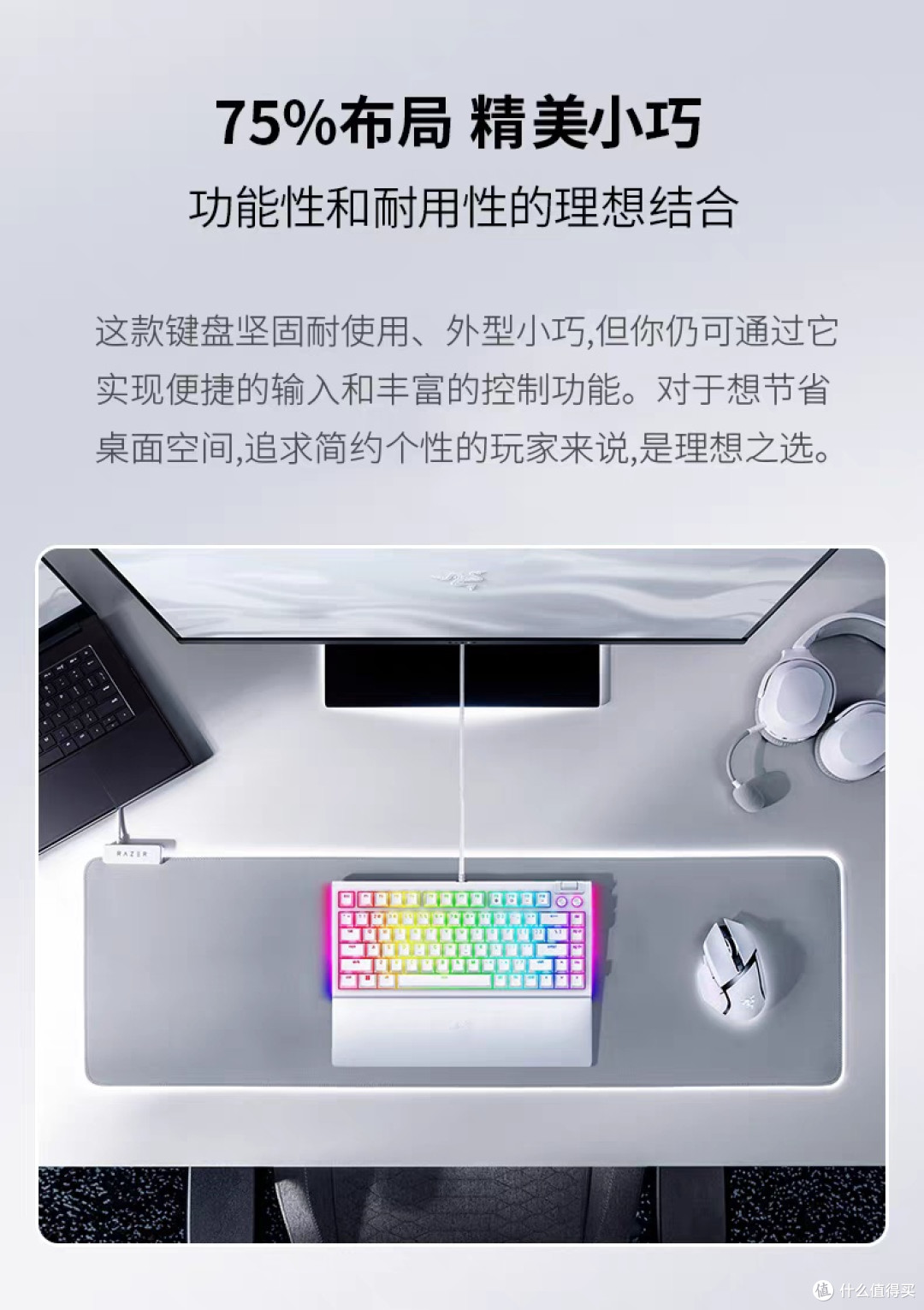 雷蛇黑寡妇V4:热插拔75%键盘