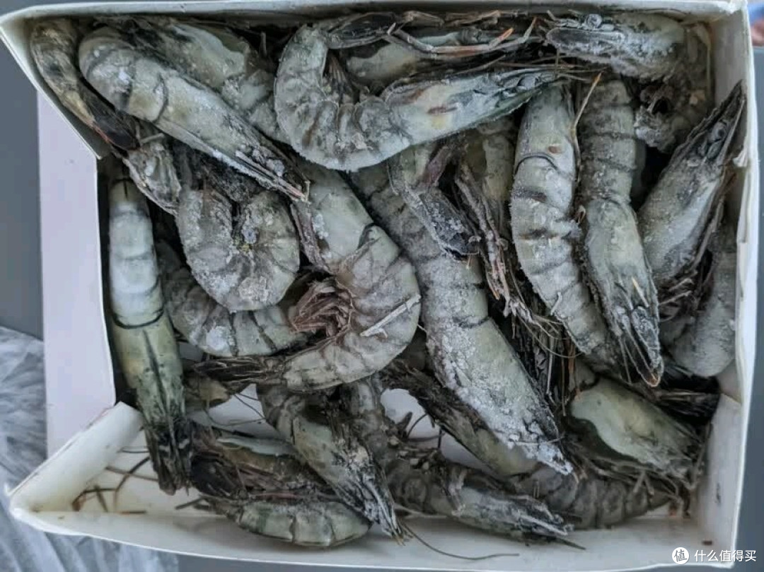 鲜京采黑虎虾:两斤冰鲜狠货,直接把海味塞进你冰箱