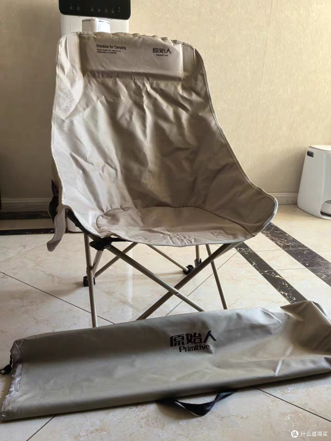 开箱狂喜！原始人月亮椅让露营幸福感拉满