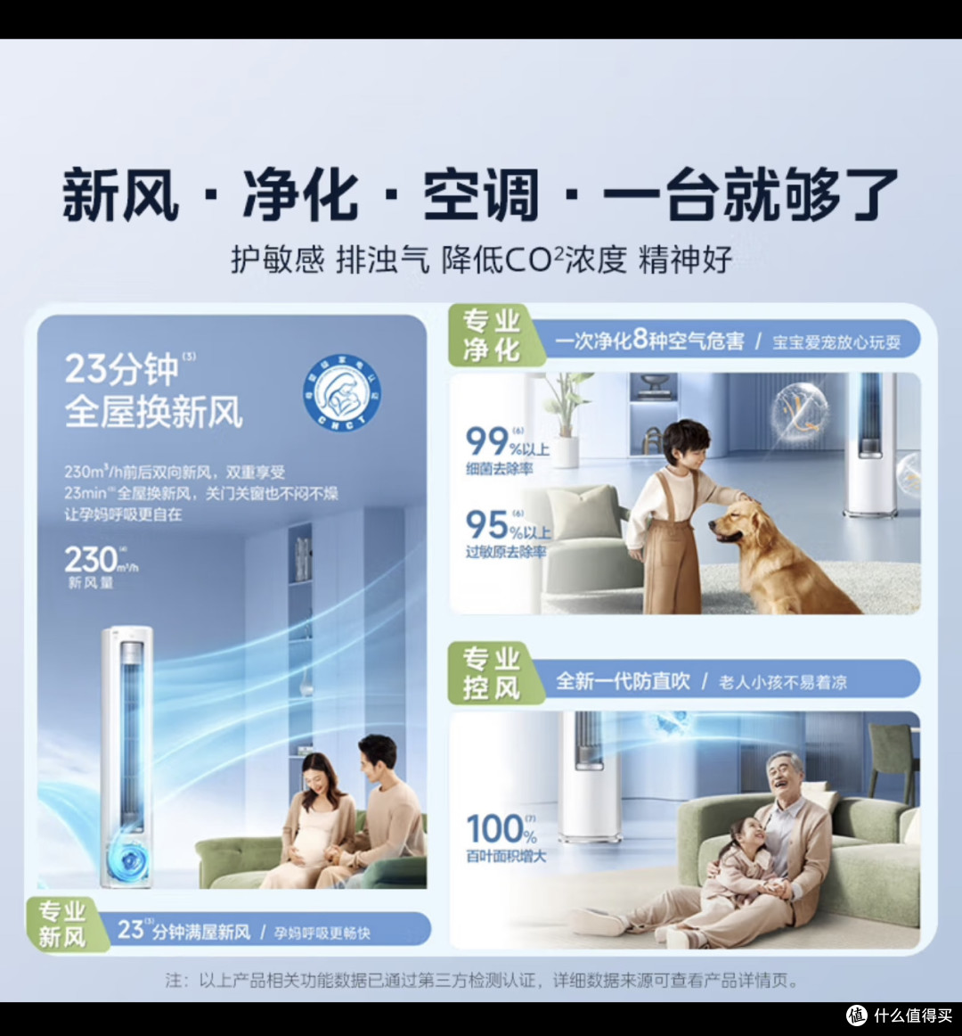 强烈推荐美的空调 3匹 KFR-72LW/N8XF1