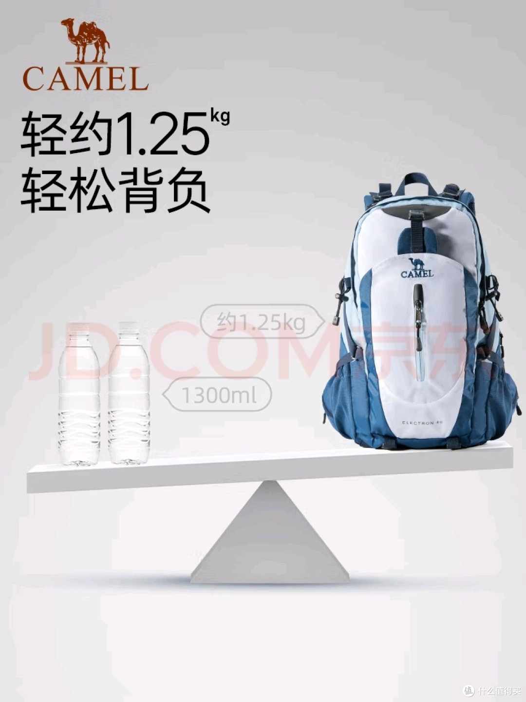 骆驼浅蓝色登山包:颜值与实用兼备