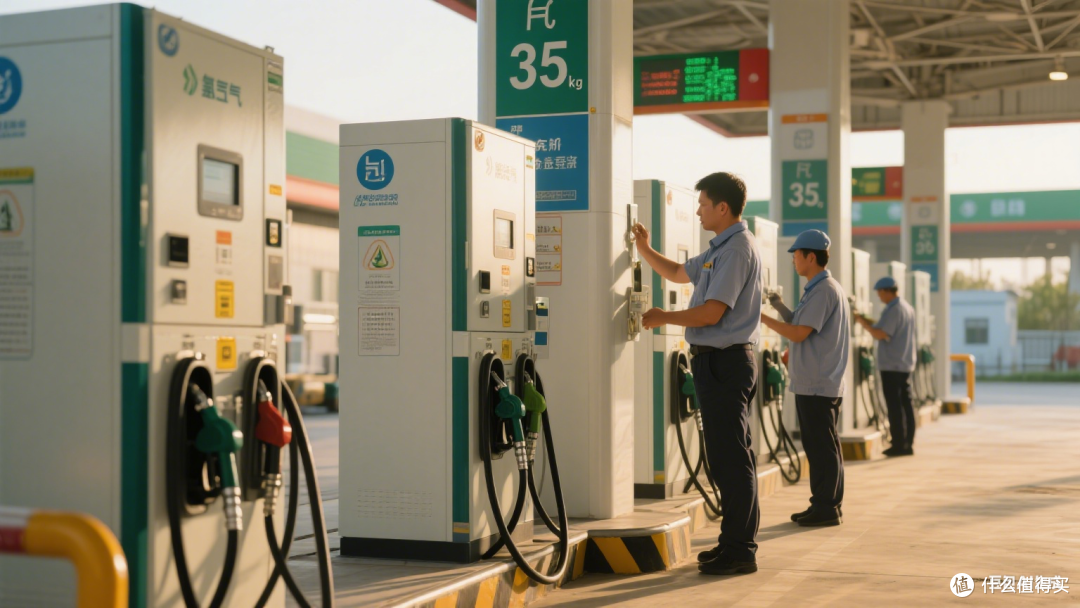 国内首座加氢站投用:成本降至35元 /kg,氢能车 ' 春天 ' 来了?