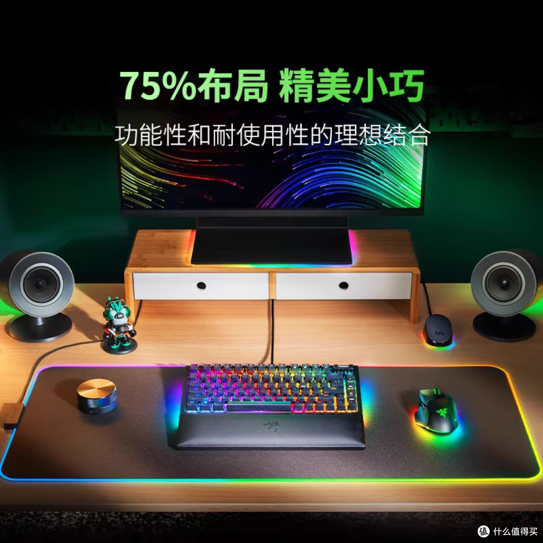雷蛇黑寡妇V4:75%配列电竞键盘
