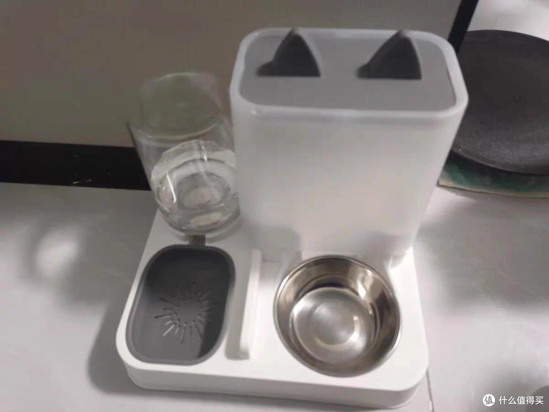 猫碗狗碗不锈钢喂食喂水一体机