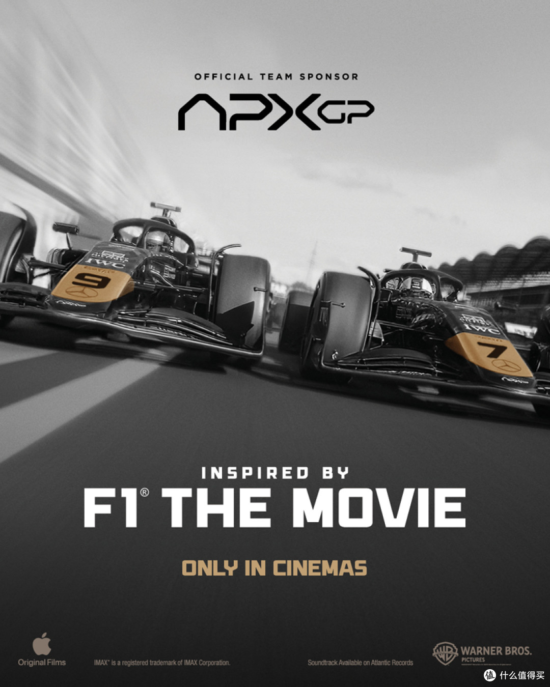 《F1:狂飙飞车》热映,IWC万国表联名APXGP车队推限量时计