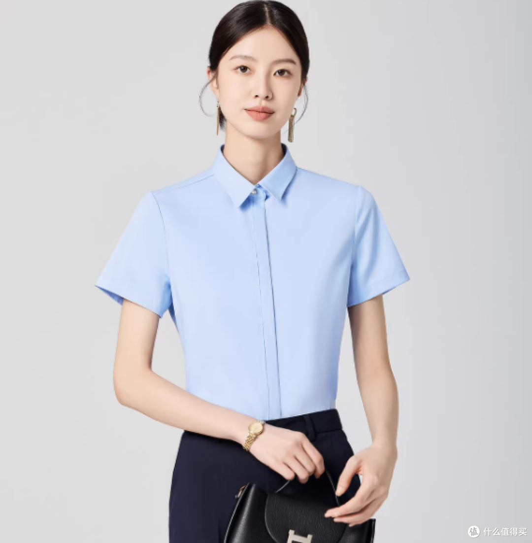 罗蒙女士短袖衬衫:夏季商务通勤的优雅之选