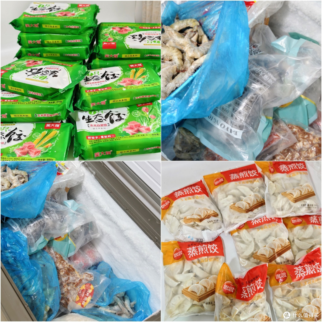 囤货是病,四个冰柜花费5000,10元斤白虾,2元斤水饺12元斤奶粉
