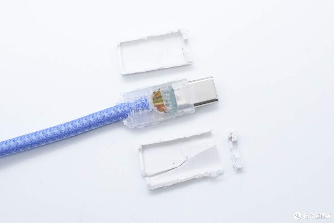 五种配色可选，耐用亦好看，贝尔金240W编织数据线拆解