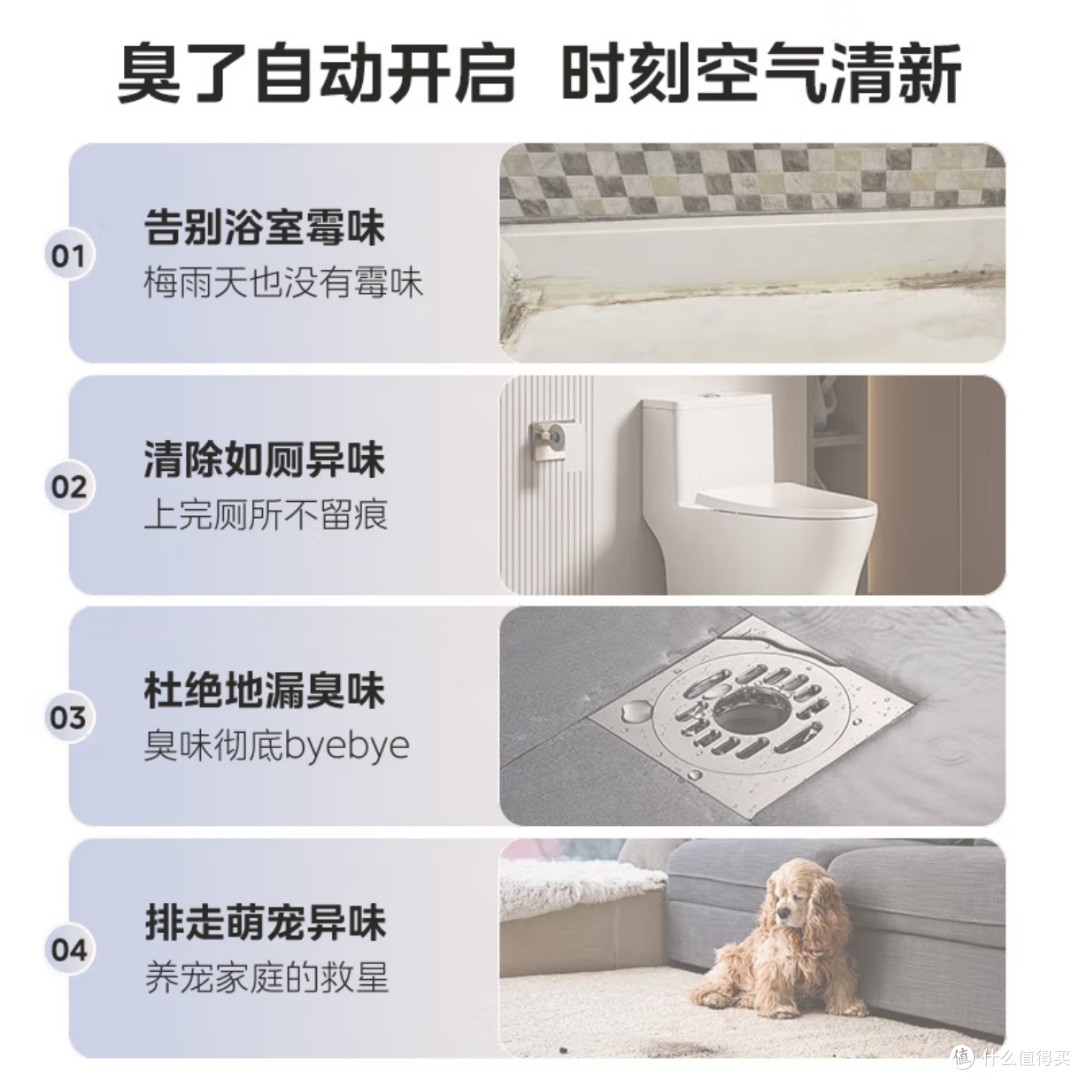 美的浴霸F5+B8P,取暖换气除菌样样行