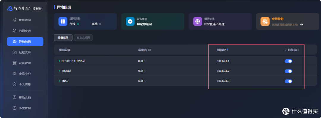 无公网，多台NAS P2P 数据互联互通，铁威马&节点小宝实操