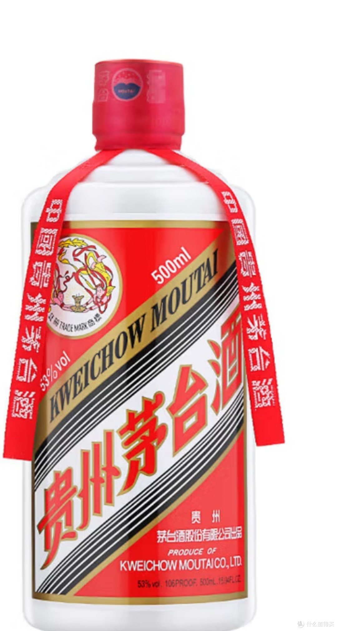 茅台(MOUTAI)飞天 酱香型白酒 53度 500ml 单瓶装
