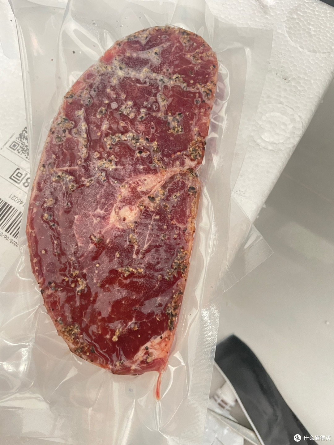原切撒粉西冷牛排，性价比超高
