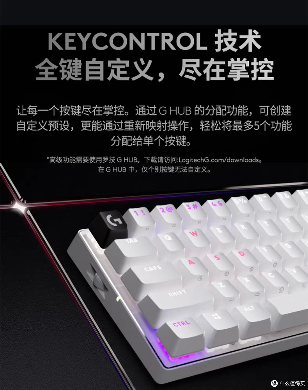 罗技G PRO X60无线蓝牙机械键盘评测