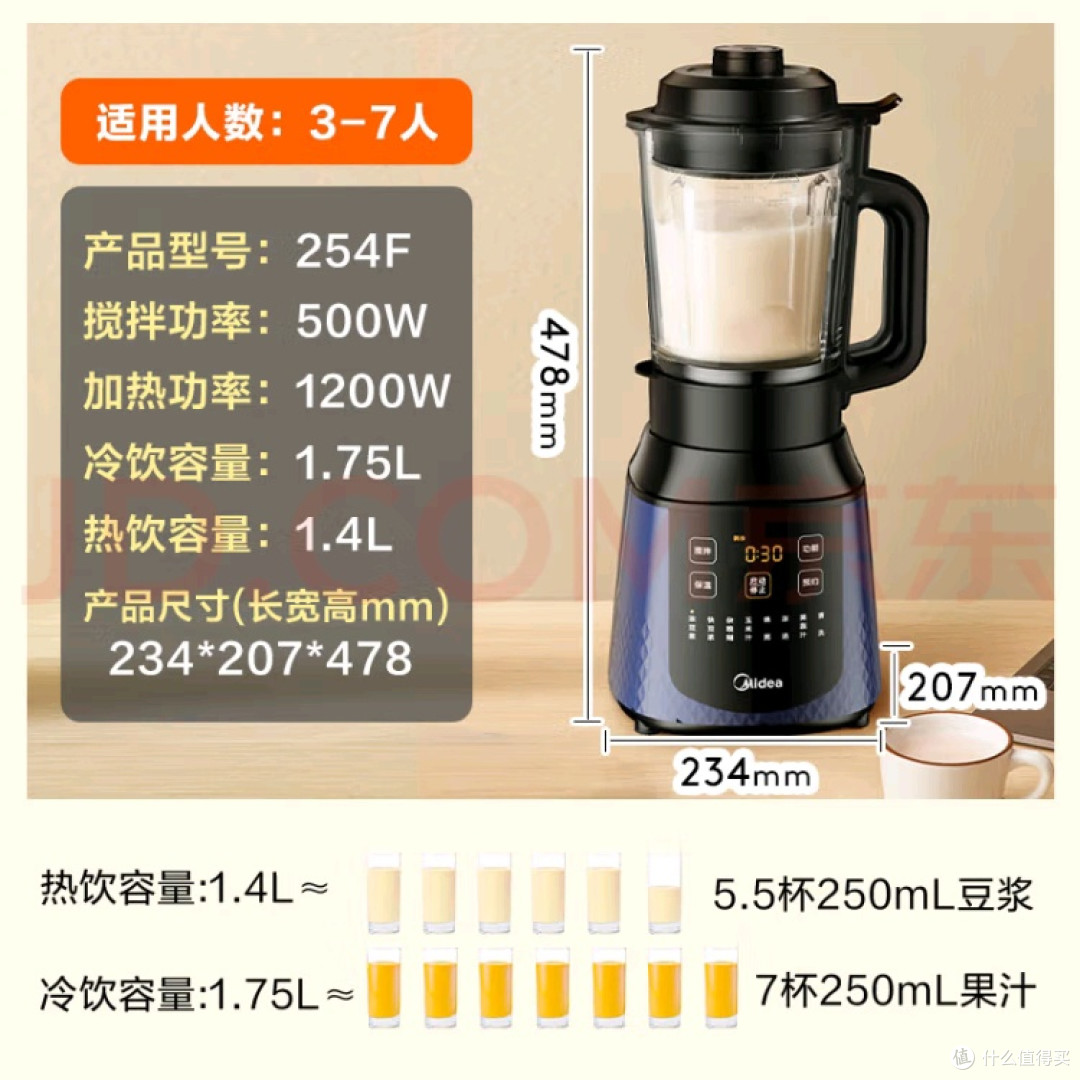 美的破壁机提升早餐品质