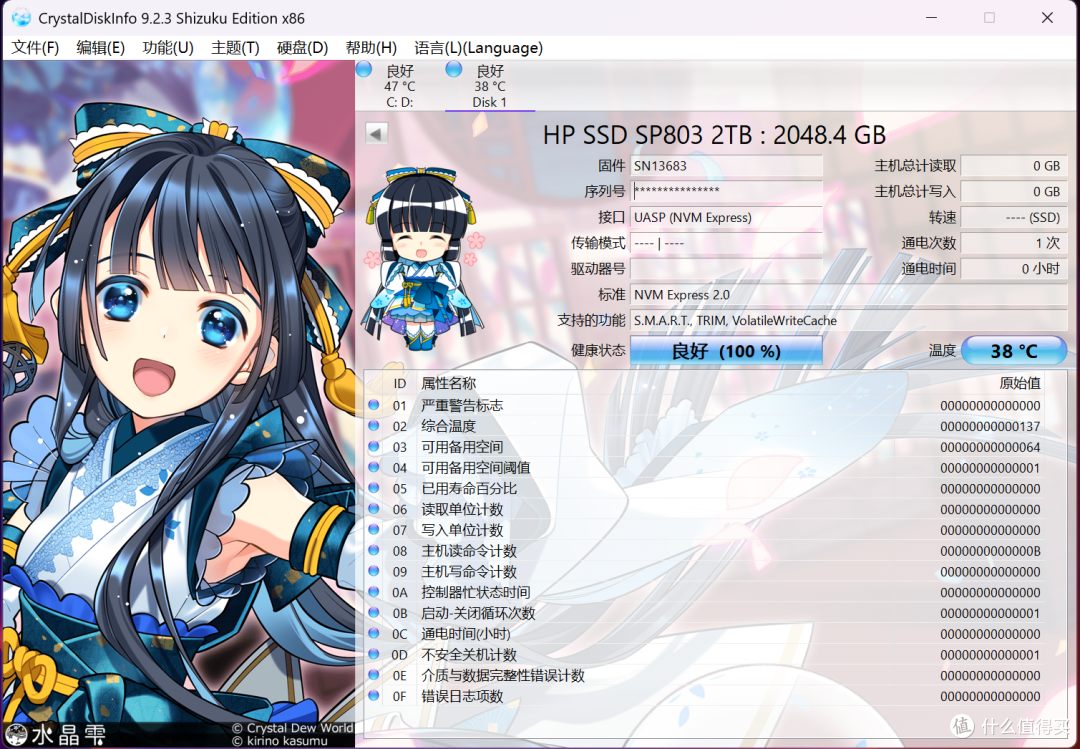惠普HP SSD SP803 M.2 2TB简单测试及选购思路
