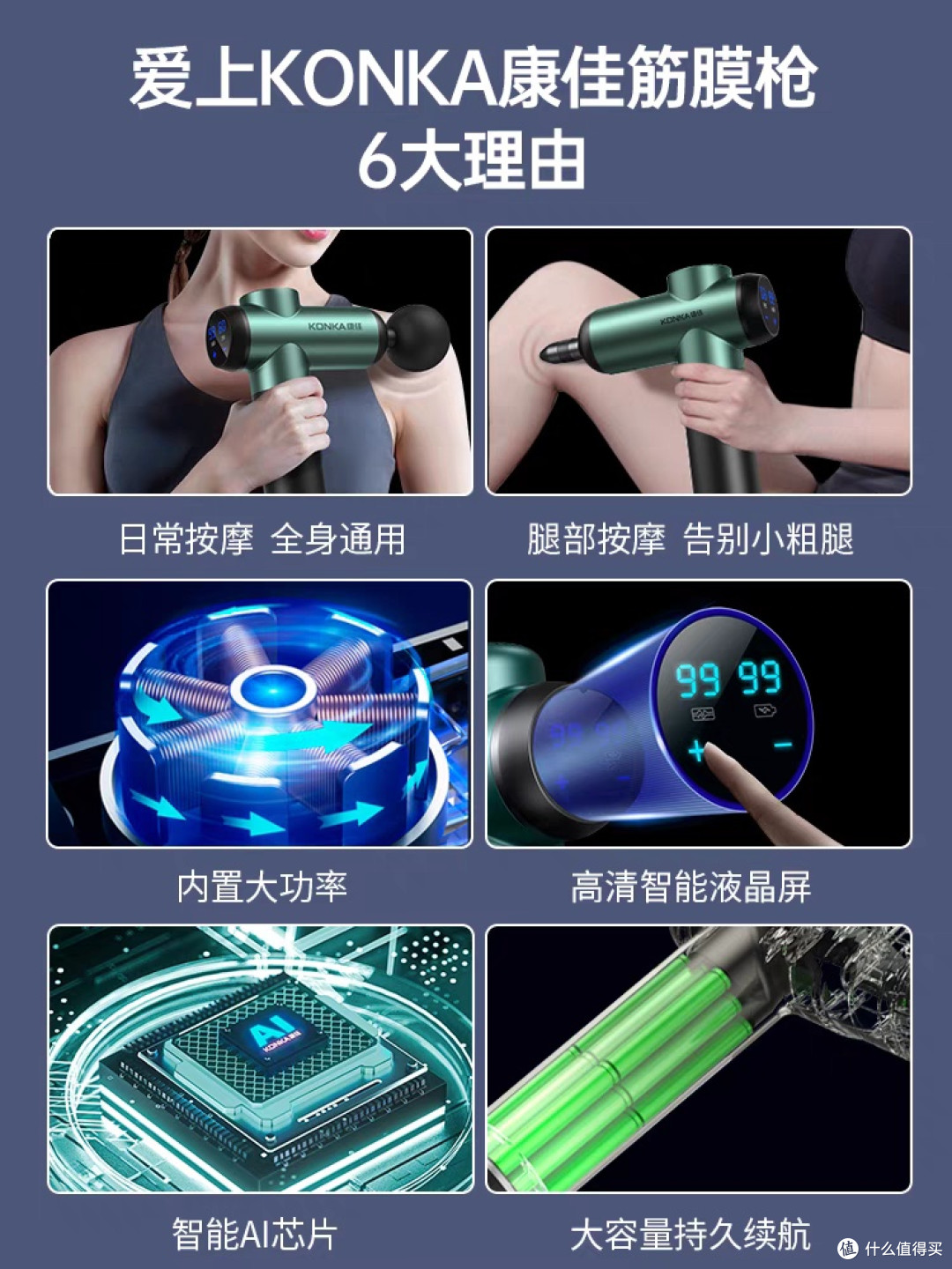 康佳筋膜枪：高效肌肉放松