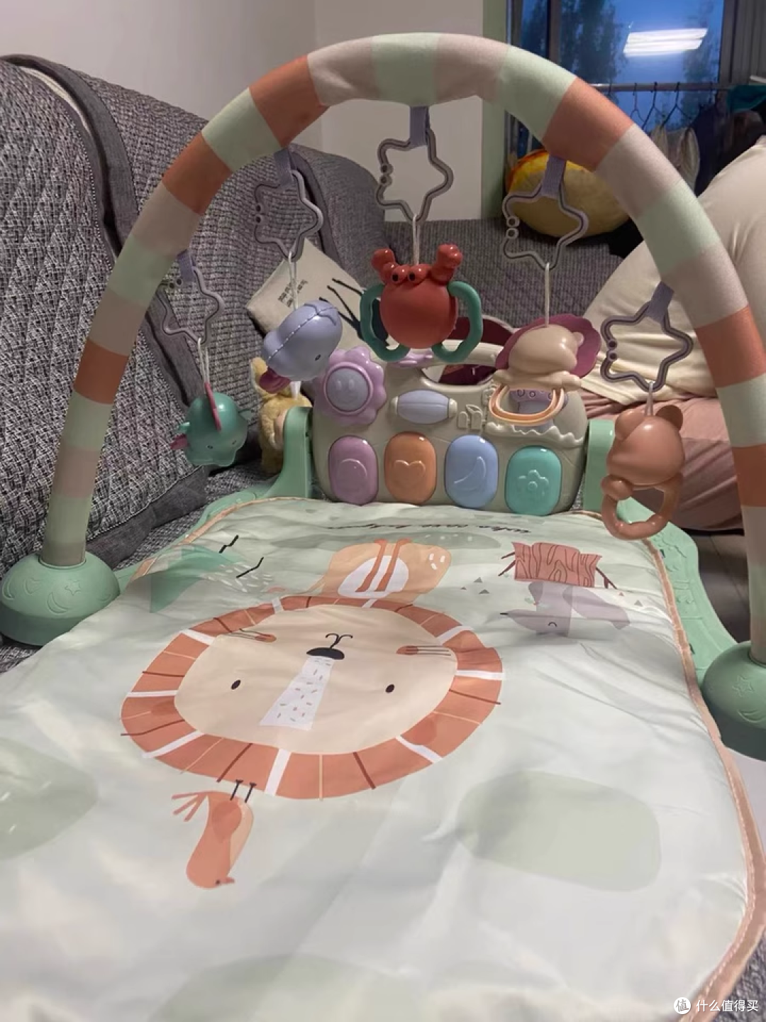 618 闭眼入！babycare 健身架，新手奶爸的 “救星”