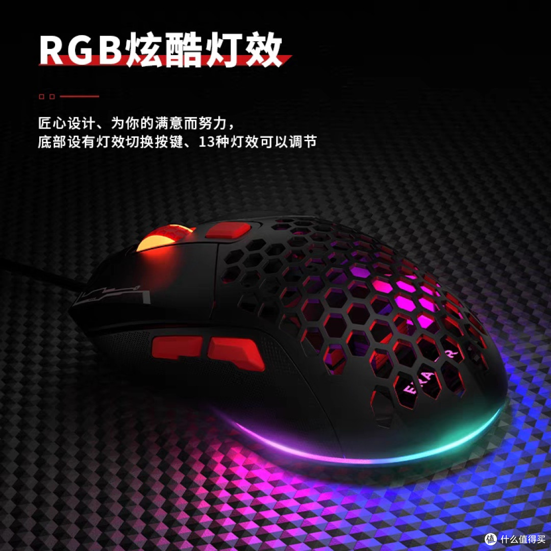异能者有线鼠标:磁吸换盖设计