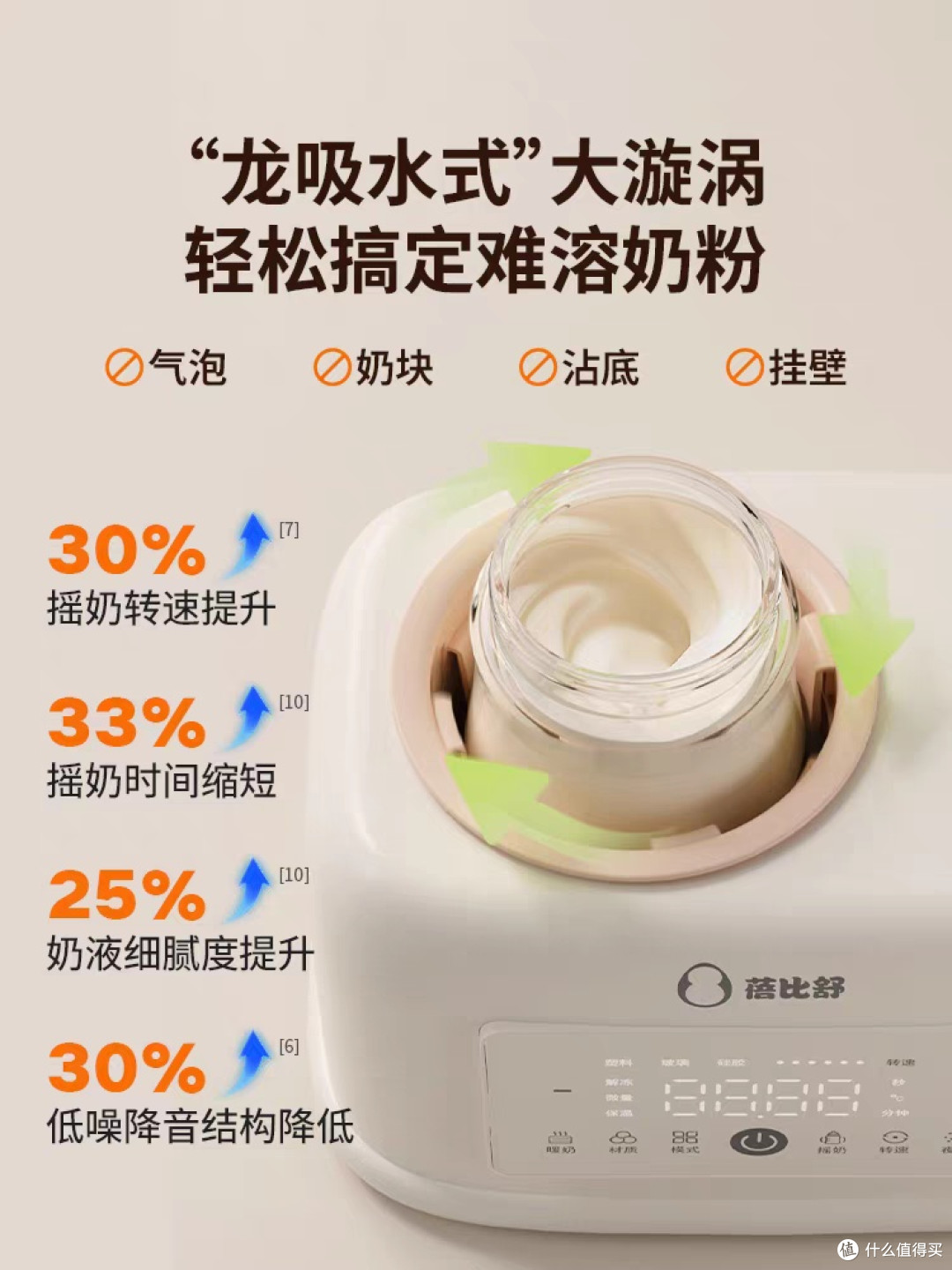 蓓比舒摇奶器:恒温搅拌二合一