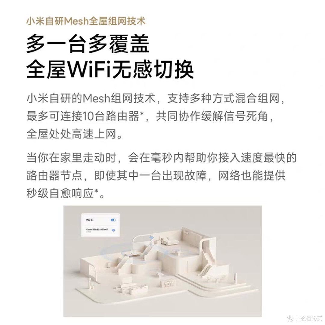 小米AX3000T:高性能WiFi6路由器