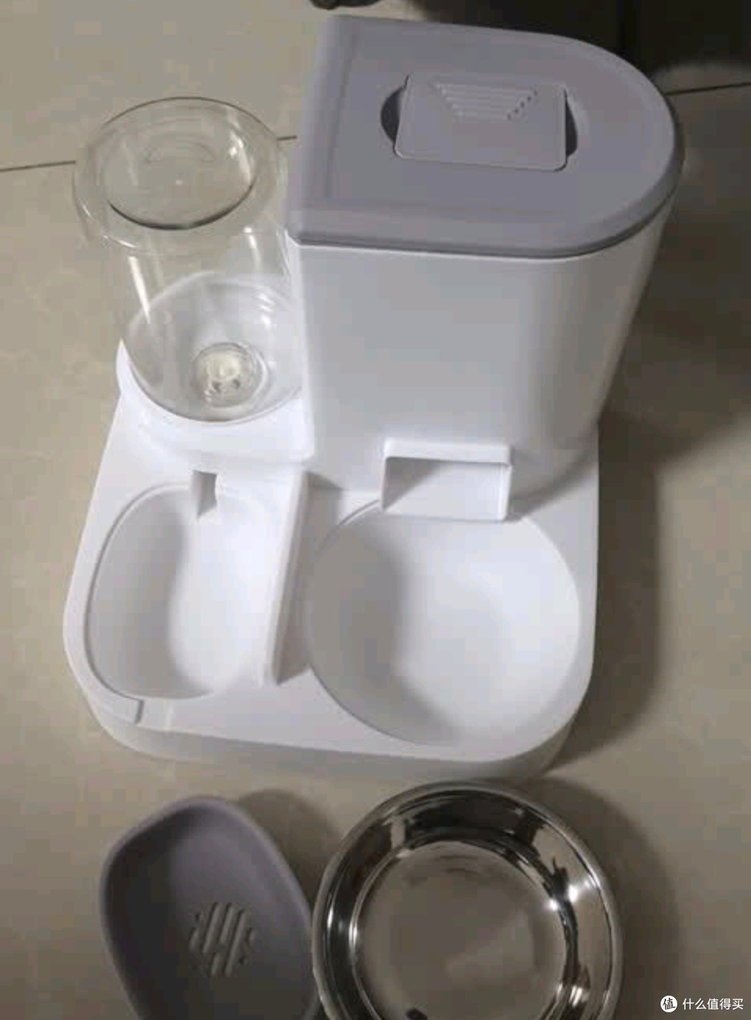 自动喂食器饮水机一体猫碗