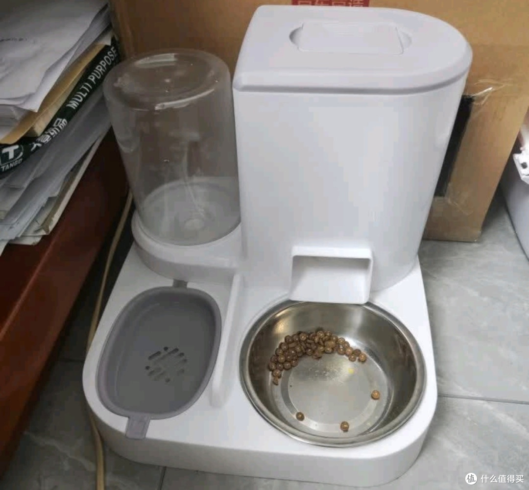 自动喂食器饮水机一体猫碗