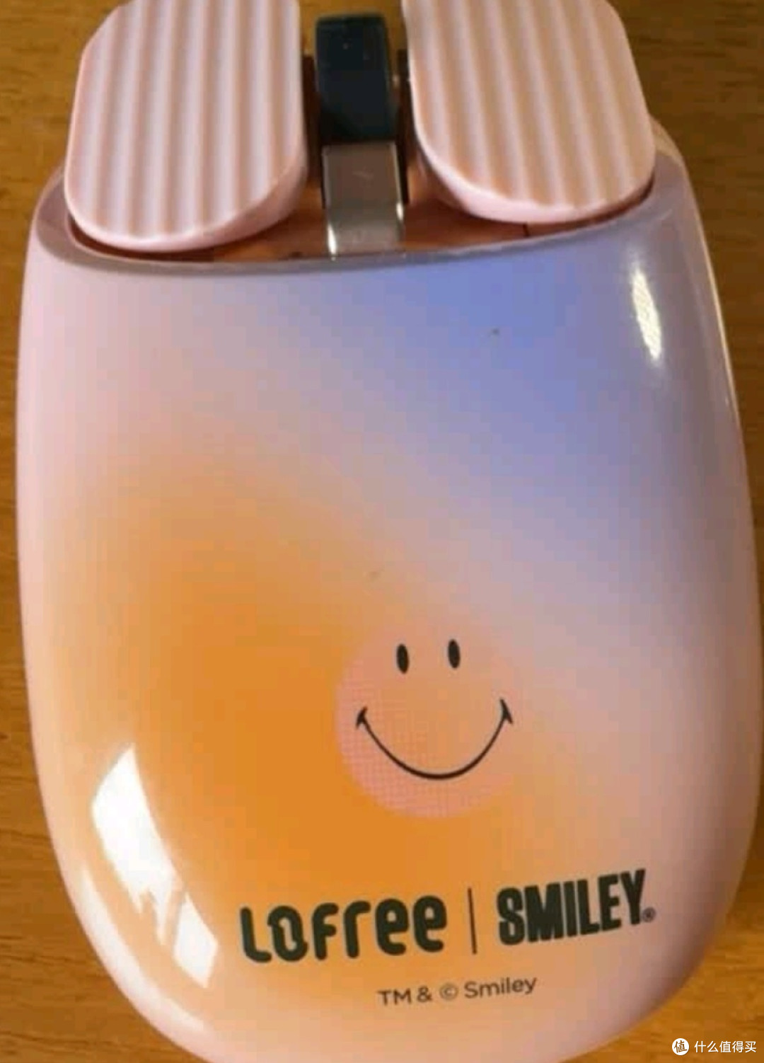 洛斐(LOFREE)Smiley联名薯片鼠标无线双模连接多巴胺配色