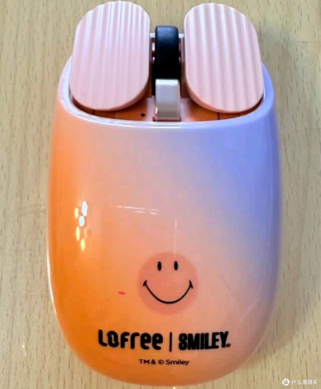 洛斐（LOFREE）Smiley联名薯片鼠标无线双模连接多巴胺配色