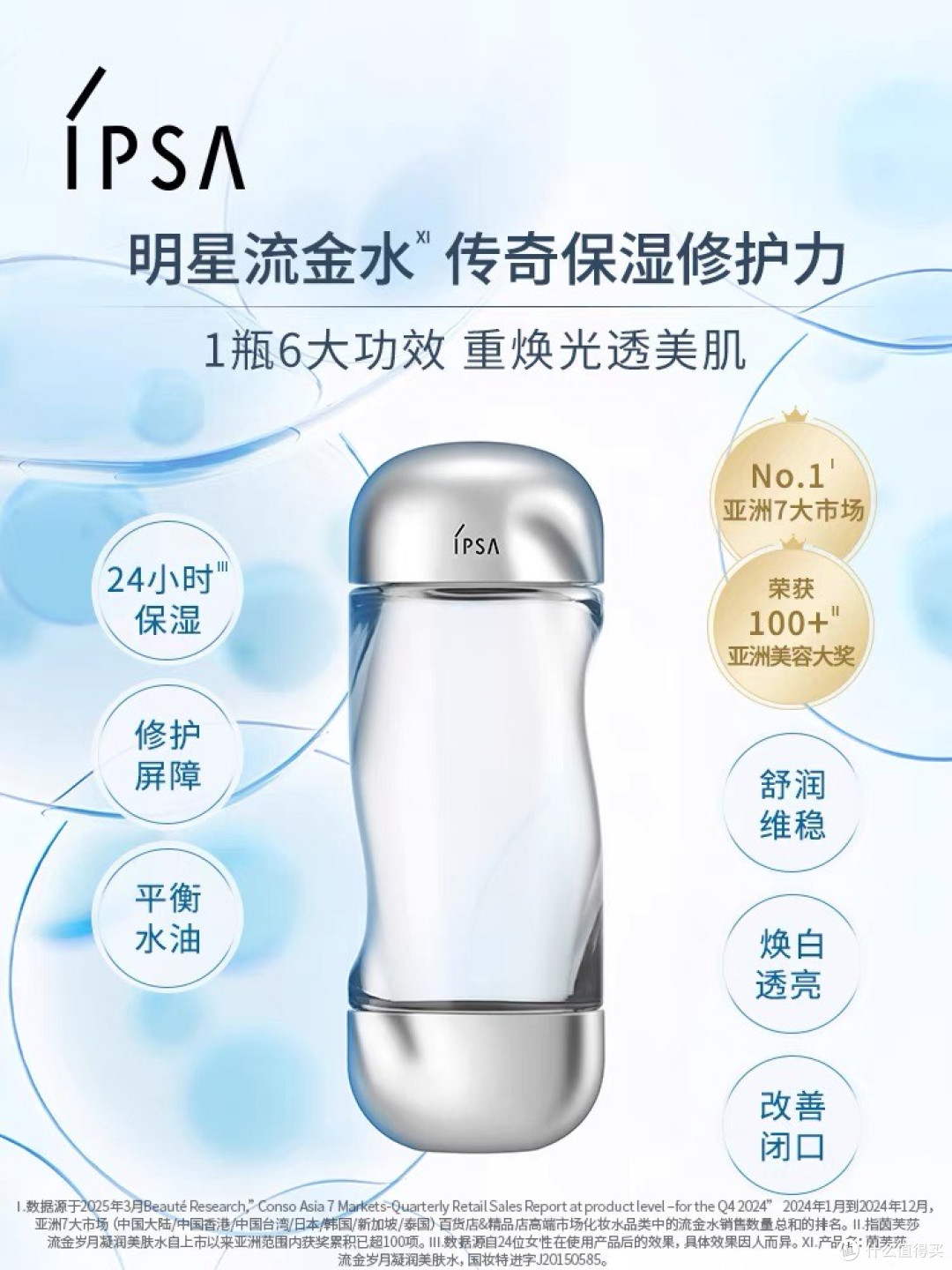 去闭口粉刺?试试IPSA流金水吧!