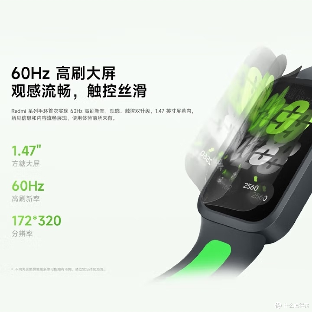 小米红米Redmi手环3:健康检测与长续航