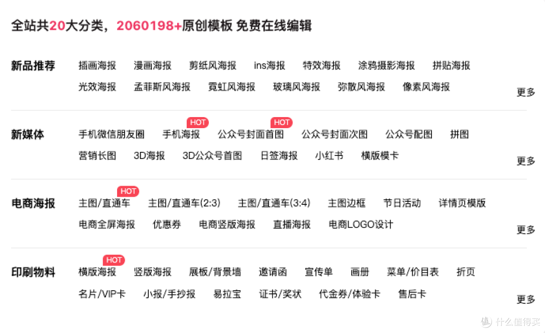 图怪兽“全场景智能设计引擎”：20大类场景+AI一键生成