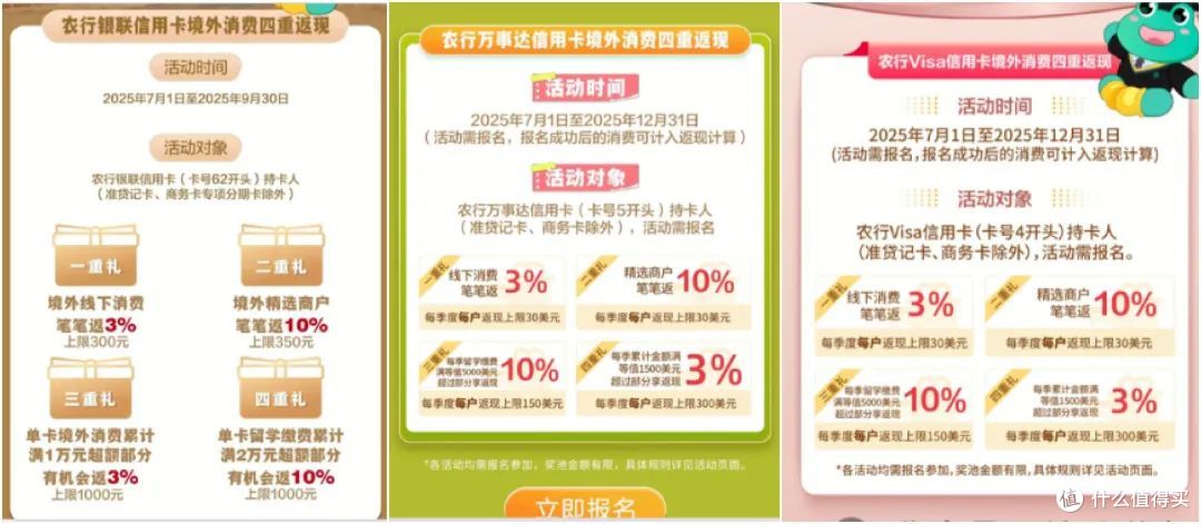 农行、中信高端卡福利大放送!7月活动火热续期!