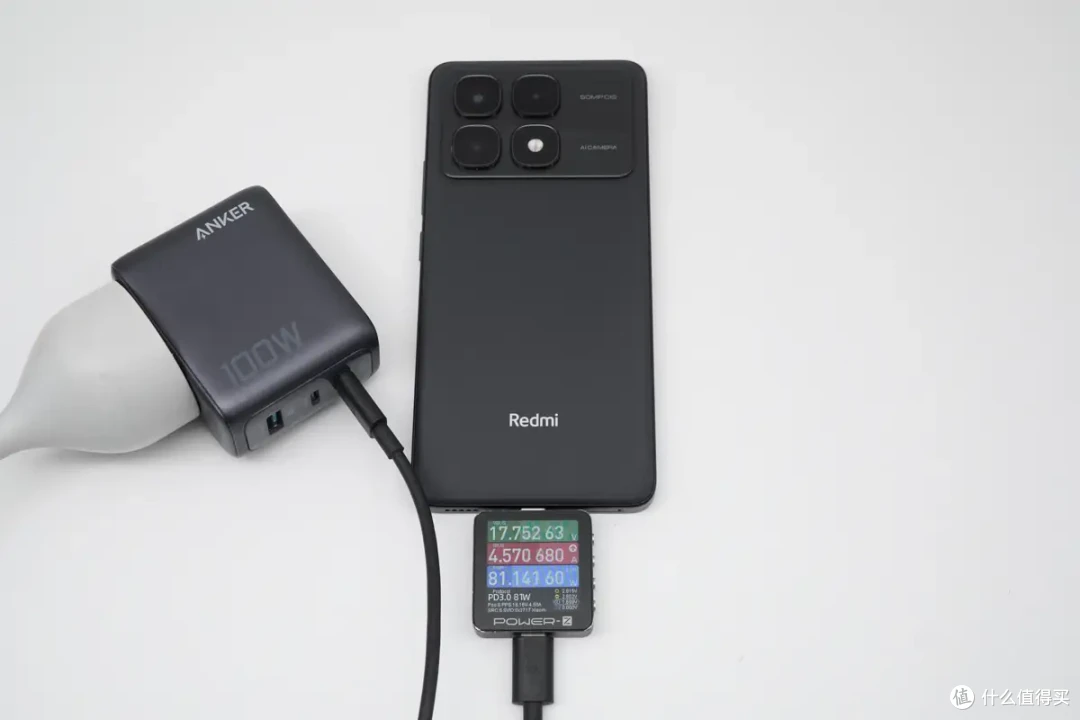 安克智显充Lite100W充电器评测：小米15 Pro 19分钟回血50%！