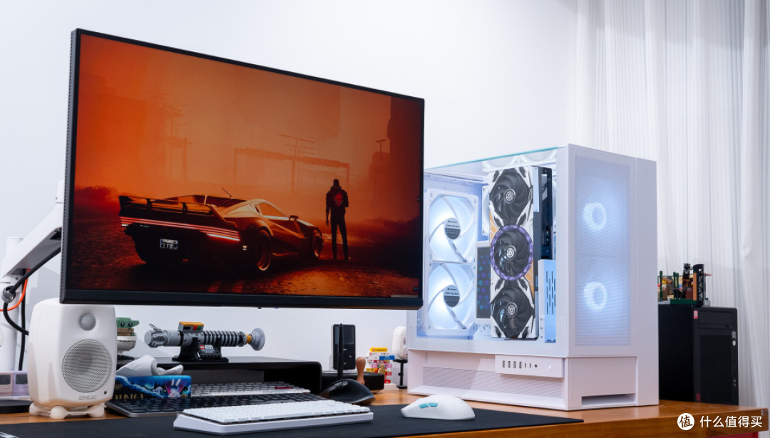 桌面C位：华硕X870吹雪+索泰5070Ti天启+骨伽 双擎OmnyX装机分享