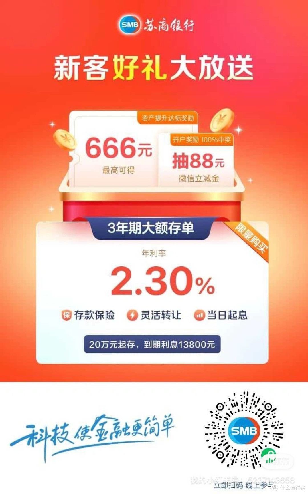 最新2.3%利率的存单已经是极限_理财_什么值得买