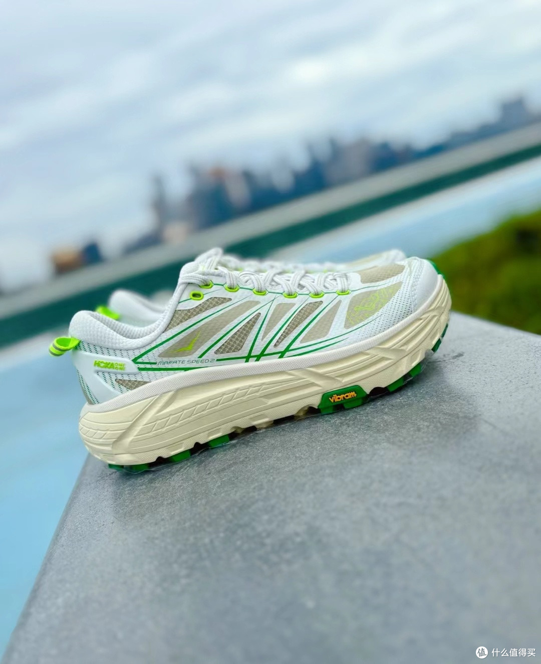 越野新宠?HOKA ONE ONE Mafate Speed 2 白绿配色