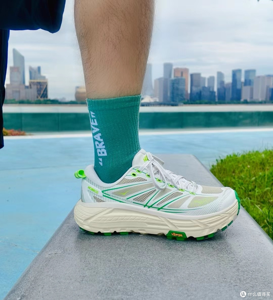 越野新宠?HOKA ONE ONE Mafate Speed 2 白绿配色
