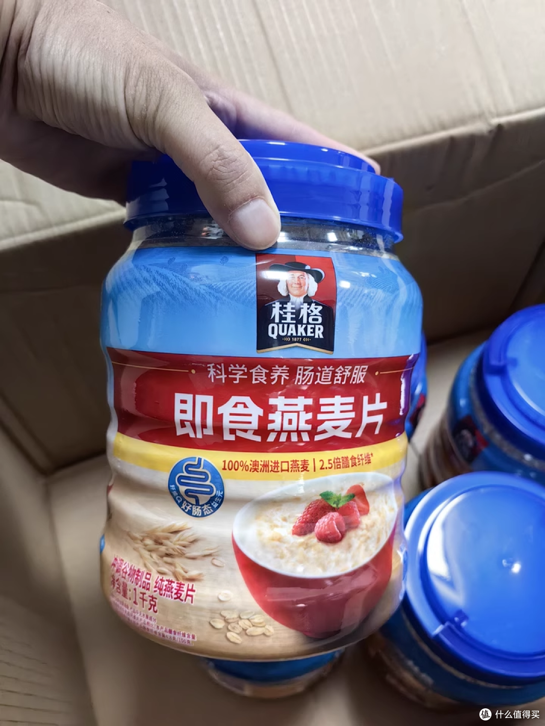 桂格原味即食燕麦片:1000g 罐装里,藏着不将就的早餐时光