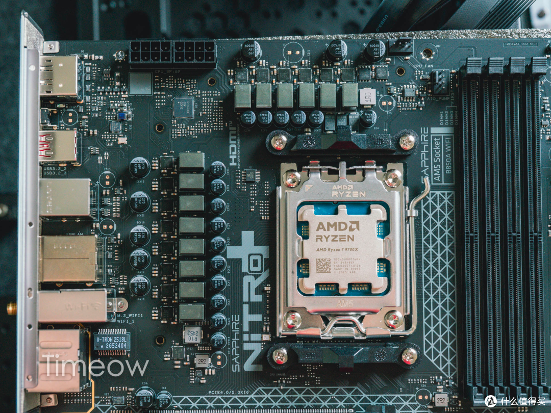 全金属装甲 AMD大板之选 蓝宝石NiTRO氮动B850A主板装机评测