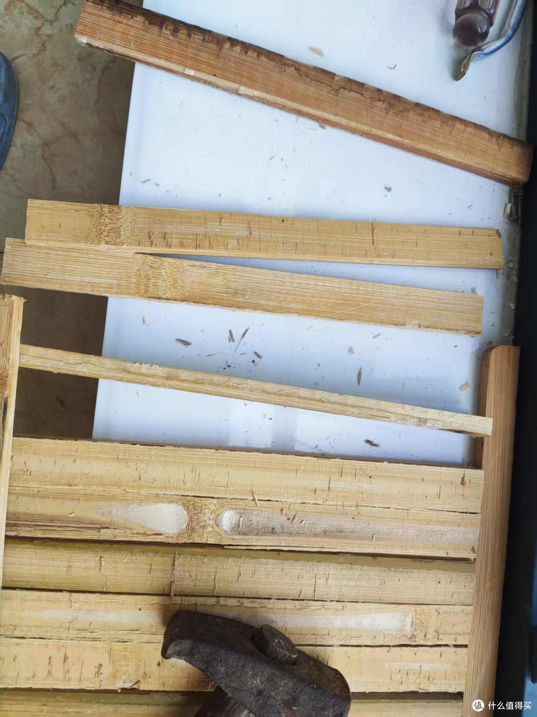 整竹切菜板砧板拆解