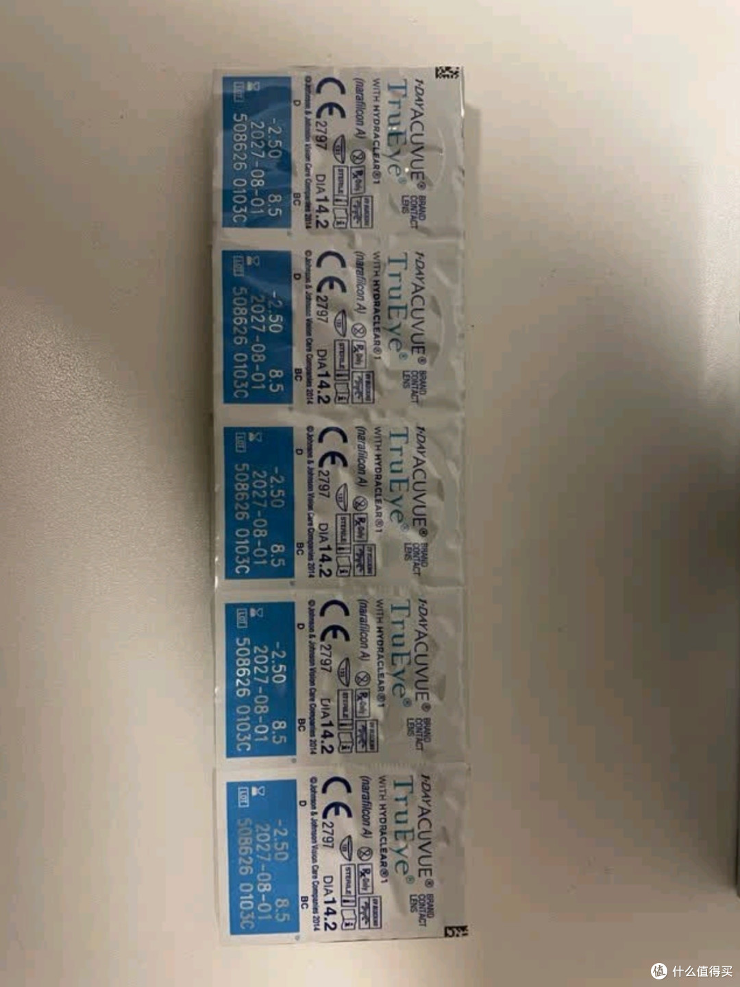 强生安视优隐形眼镜近视透明硅水凝胶恒润氧舒适日抛水润30片 