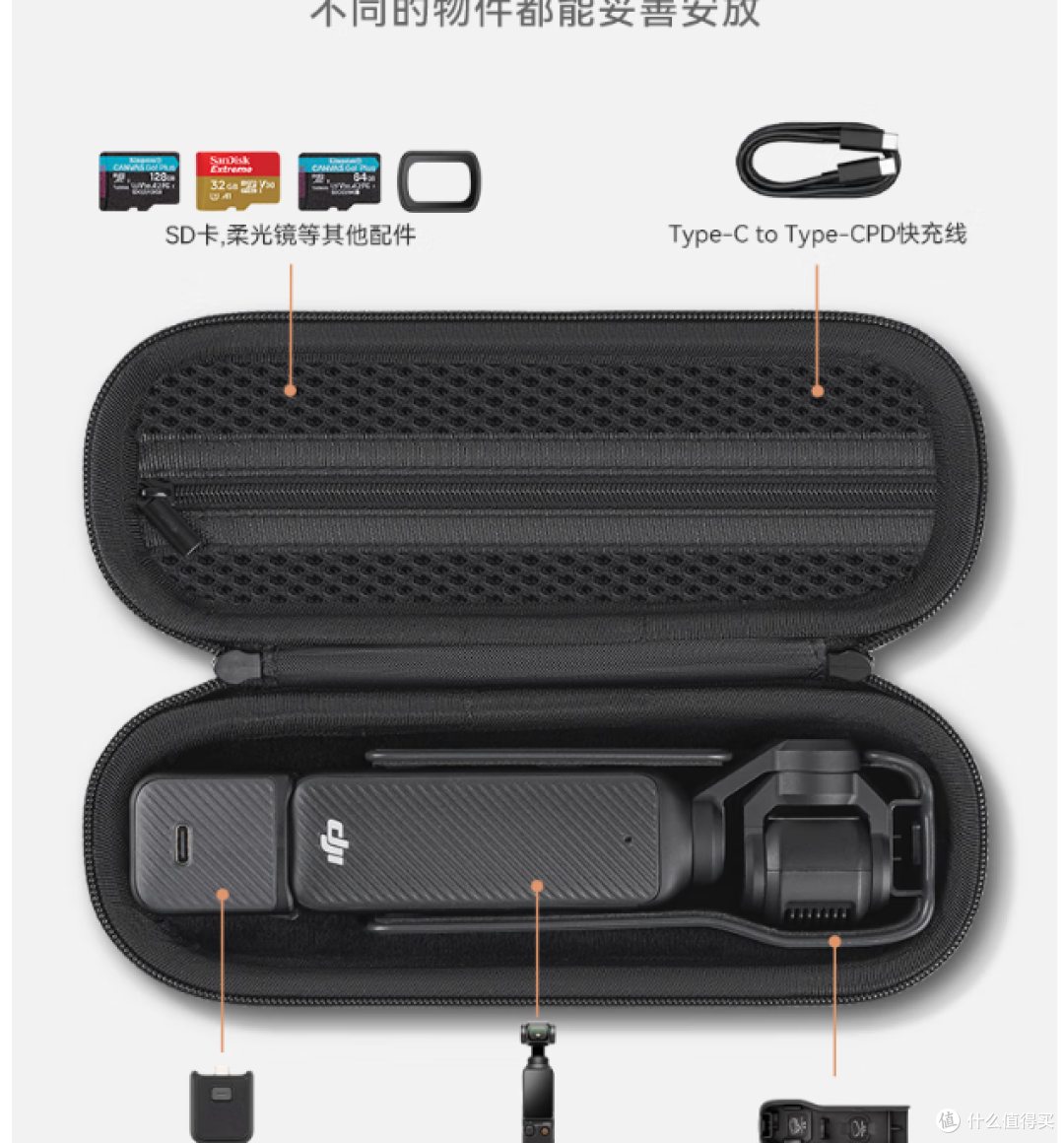 大疆OSMO Pocket3新款手拿收纳包,便携保护相机!
