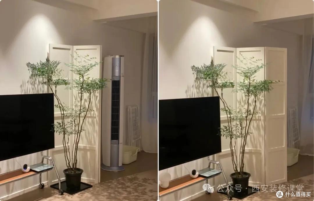 嫌柜机又土又占地?网友神操作,简单搞定颜值