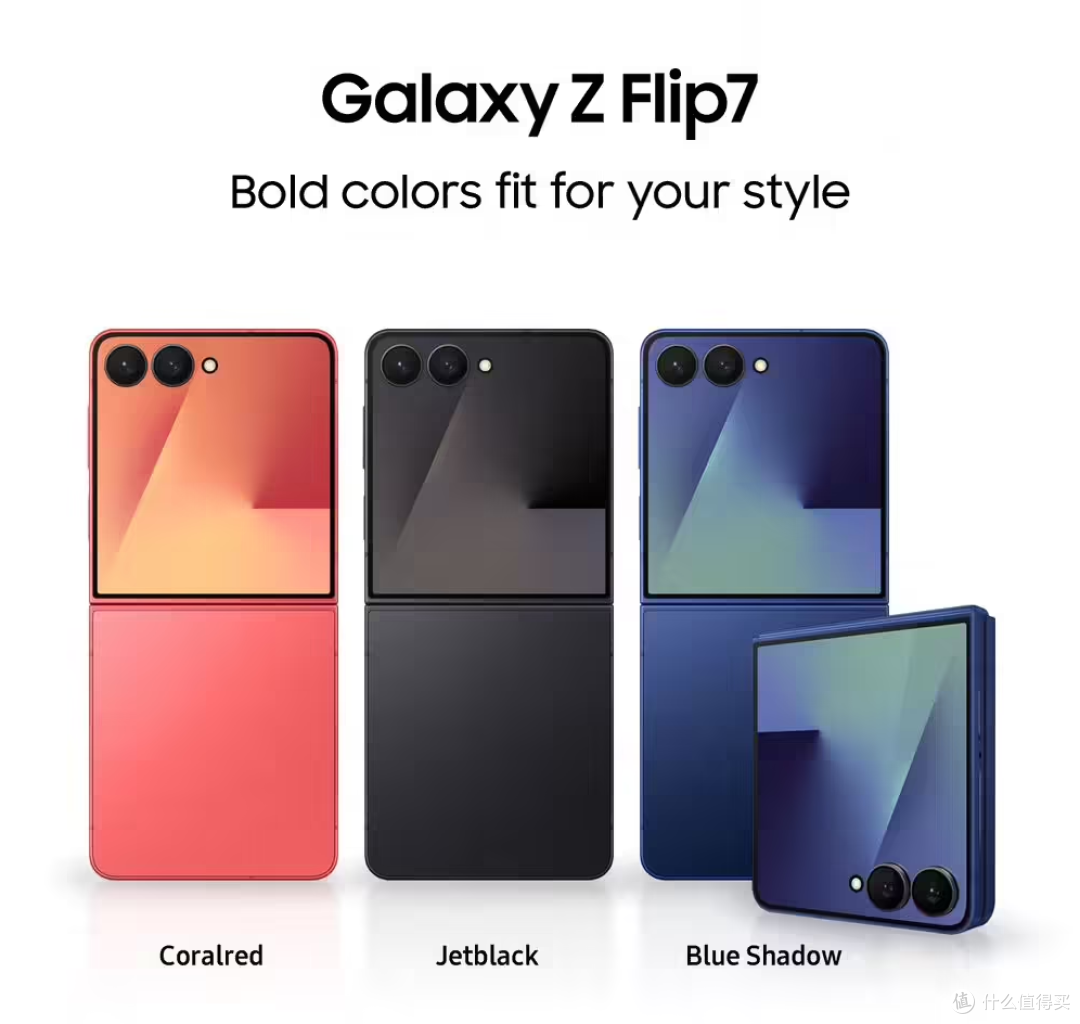 三星 Galaxy Z Fold7/Flip7/Flip7 FE折叠手机宣传图和参数曝光