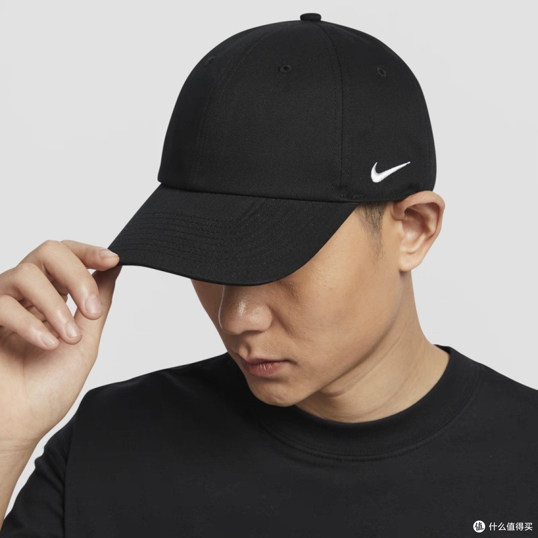 Nike秋季拼接刺绣运动帽